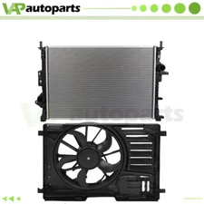 Engine Radiator and Cooling Fan Kit For 2014-2018 Ford Transit Connect 1.6L 2.5L