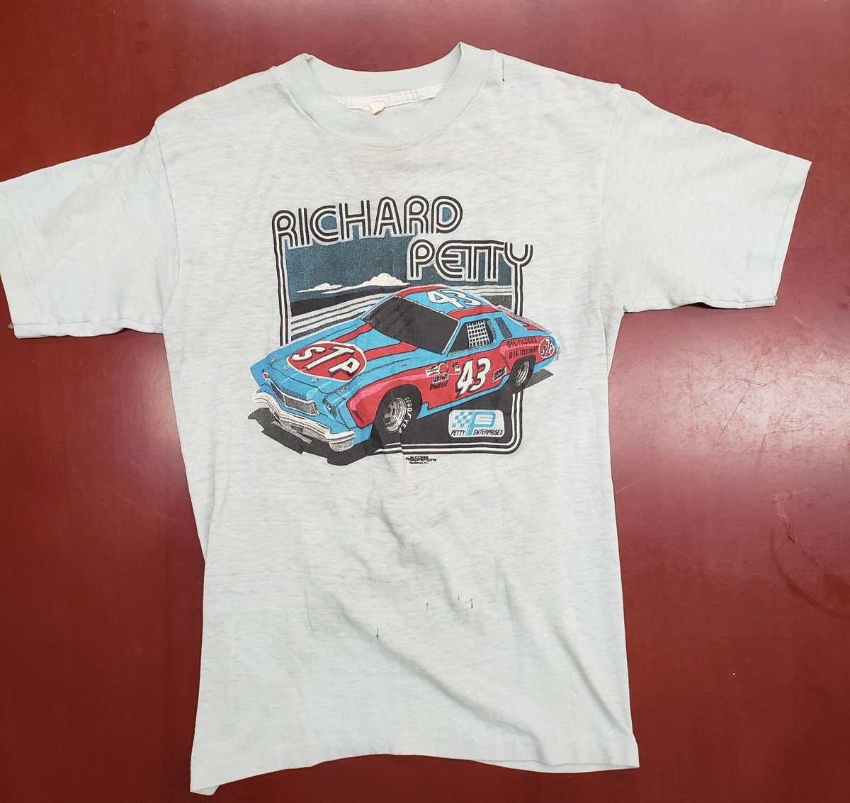 70's ヴィンテージ　STP × Richard Petty Tシャツ　USA Vintage 1970's Richard Petty Enterprise STP Racing Tee Shirt Rare