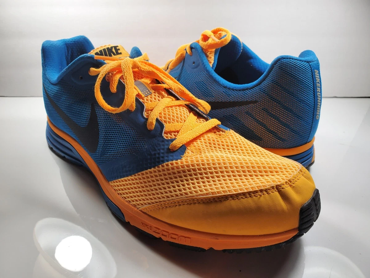 Nike zoom orange and clearance blue