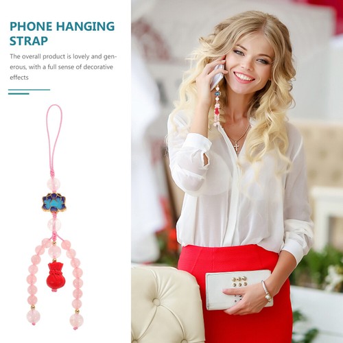 Eaded Phone Lanyard Wrist Strap Wristlet Straps Keychain String Phone Chain - Zdjęcie 5 z 10