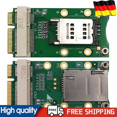 Mini PCI-E Adapter for 3G/4G WWAN LTE HSPA MODEM GPS Card with SIM Card Slot