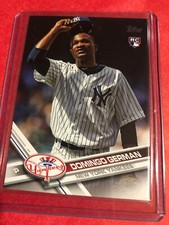 DOMINGO GERMAN 2017 Topps Update RC #US2 Rookie Card Logo Yankees. rookie card picture