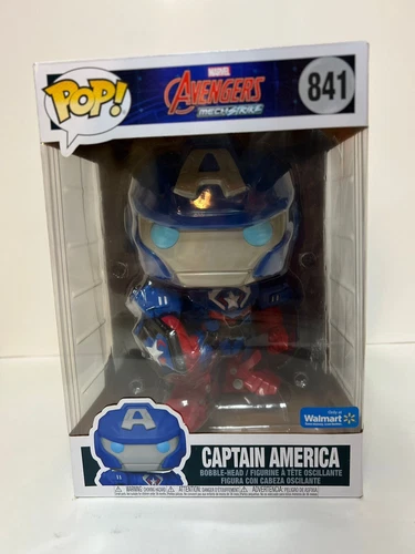 POP! Jumbo Mech Strike Capitán América #841 NUEVO ¡Envío gratis y rápido!
