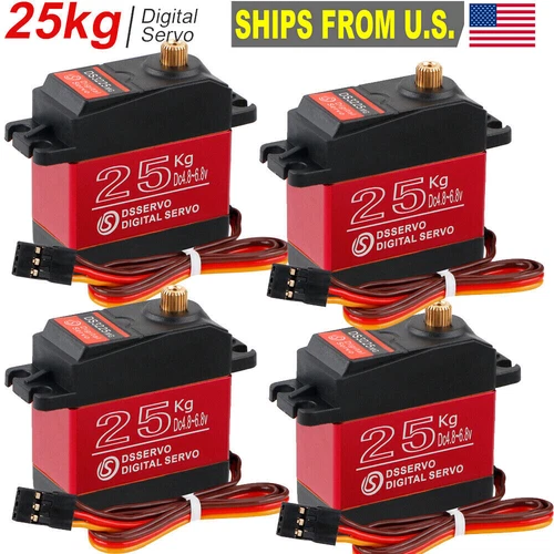25KG Digital Servo High Torque DS3225 Metal Steering for RC Car Boat Waterproof