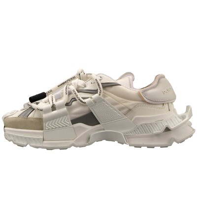 【関税&送料込み】Dolce & Gabbana Air Sneakers DOLCE & GABBANA Low-Top Sneaker Schuhe SPACE Logo Weiß