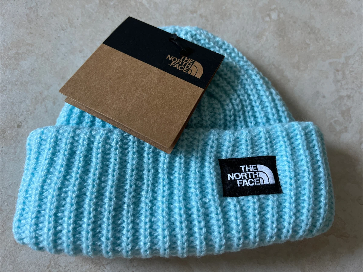 THE NORTH FACE Lined Salty Dog Beanie Hat Fabric Lined Patch Logo Baby 0-6M  | eBay