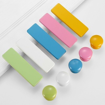 Children Room Colorful Wooden Handles Door Cabinet Knobs Cupboard