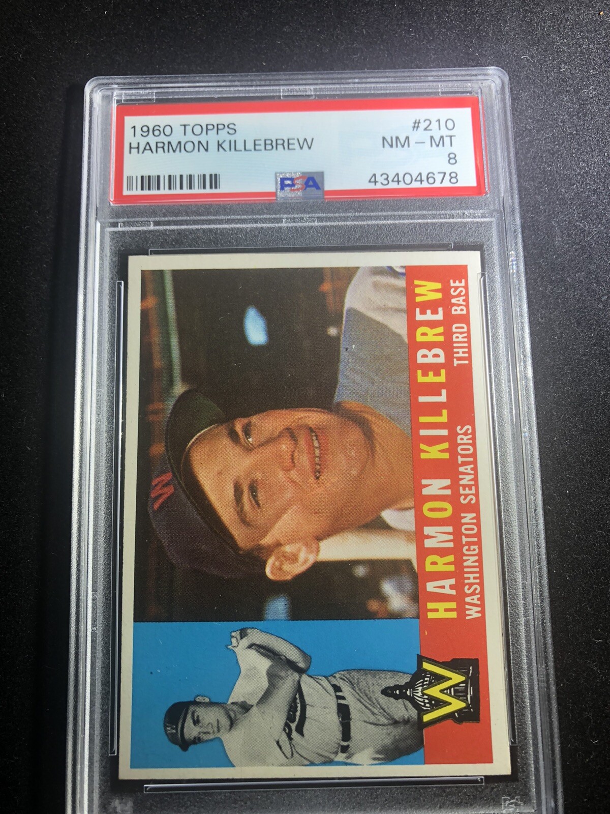 1960 Topps Harmon Killebrew #210 PSA 8 NM-MT