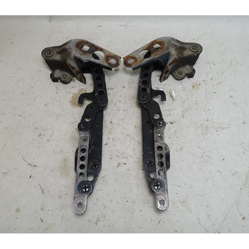 Par de bisagras de panel de cubierta de capó delantero izquierdo derecho BMW E28 serie 5 1982-1988 Foto 4 de 4
