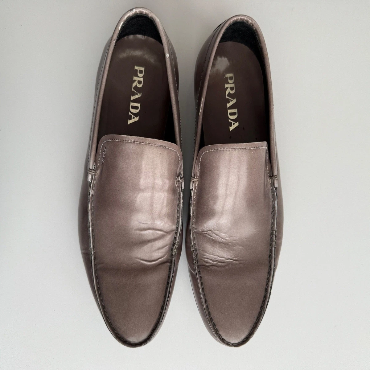 PRADA Loafer Patent Leather Casual Shoes for Men for sale | eBay
