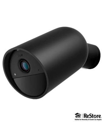 Philips - Hue Battery Security Camera, 581447 - Black