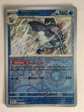 Pokemon TCG Paldea Evolved Reverse Holographic Baxcalibur 060/193 Near Mint