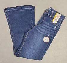 Wonder Nation Girls Pull On Flare Jegging Sz Large 10-12Denim  Blue Jeans NEW