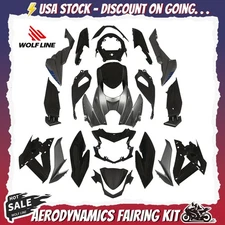 WOLFLINE Fairing Kit Bodywork For Suzuki GSXS GSX-S 750Z 2017-2022 Black Grey
