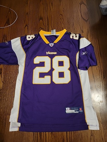 Reebok Adrian Peterson Minnesota Vikings Jersey Youth Size Large 14-16 Football - Picture 2 of 9