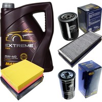 SCT Inspektionspaket 5L Mannol Extreme 5W-40 FüR VW Passat 1.9 TDI Audi A4