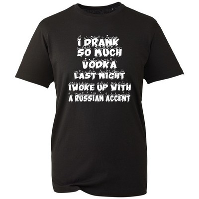 T-Shirt I Drank So Much Beer lustig Spruch Herren Alkohol Grafik Tee Trinken Top