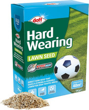 Hard Wearing Lawn Seed 1KG Fast Growing Grass Patch Repair Garden Turf 15.55 per kilo