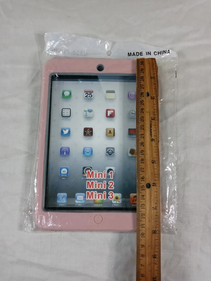 Pink/ Grey Apple Mini 1-3 iPad Tablet Case - Image 3 of 4