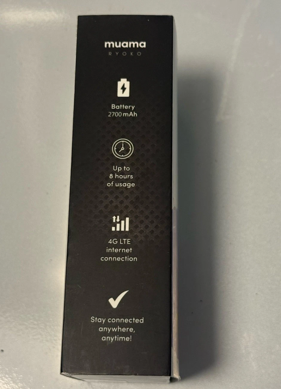 Muama Ryoko 4G LTE WiFi Portable Wireless Router Hotspot New Open Box - product detail image 3