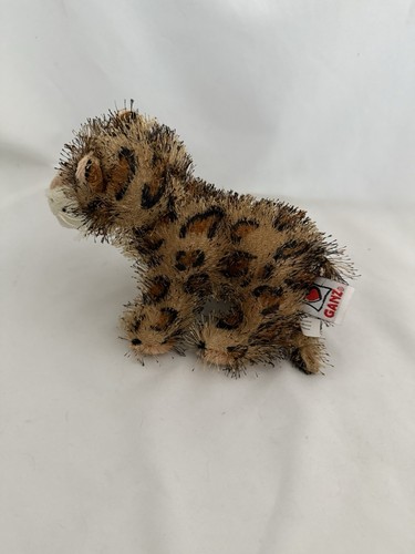 Webkinz Ganz Tiger 9” Plush Fuzzy Brown Black Striped And Small Leopard NO CODES - Picture 7 of 9