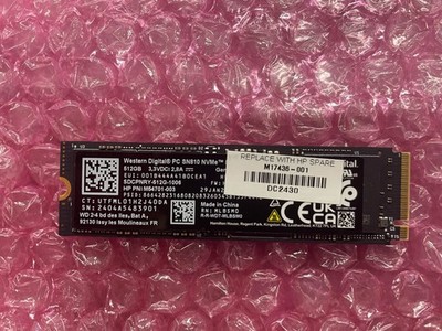 Western Digital WD BLACK 512GB SSD PCIe Gen4x4 NVMe  (SDCPNRY-512G-1006)