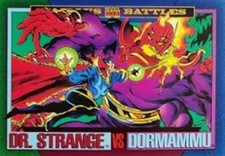 1993 Marvel Universe #160 Famous Battles - Dr. Strange vs Dormammu