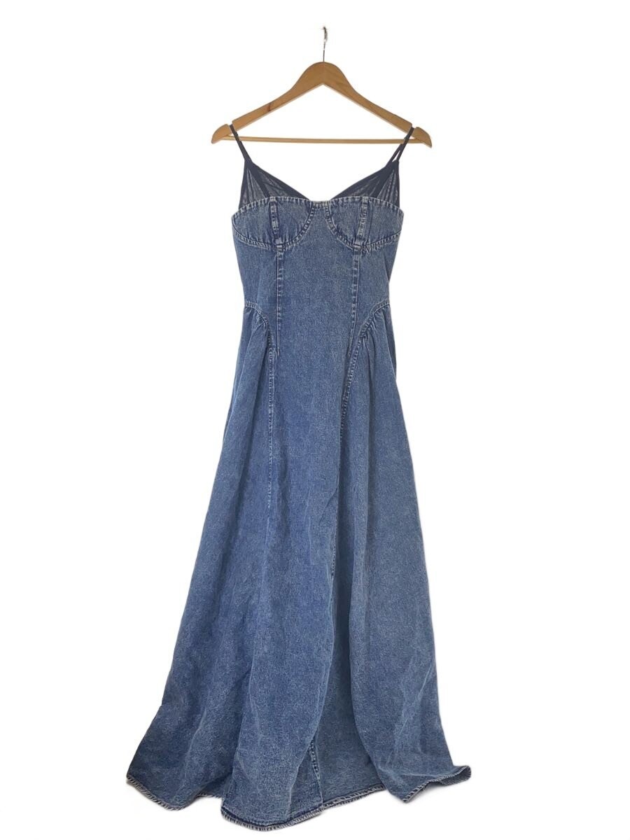 AMERI DENIM BUSTIER DOCKING FLARE DRESS M Cotton … - image 1