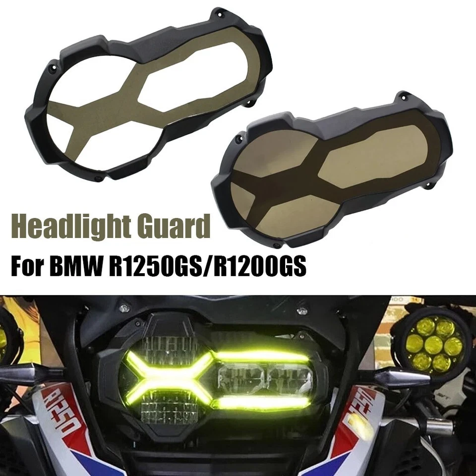 Protector de faros con defusor de color para BMW R1250GS 2018-2024 R1200GS 2014-2020 Foto 3 de 4