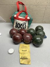 Bocce Bochas Balls – Made in Italy Bocce Ball Set with Carry Bag & Instructions