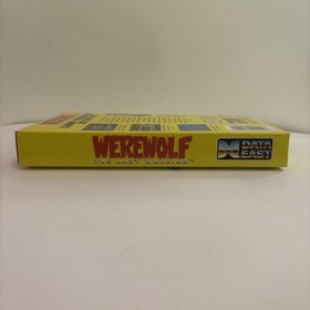 Werewolf: The Last Warrior NES Box Game Sleeve Manual Comic Tested Work Nintendo