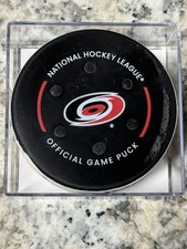 MONTREAL CANADIENS GOAL SCORED PUCK LANE HUTSON 1/1/26 Game Used 12th Career
