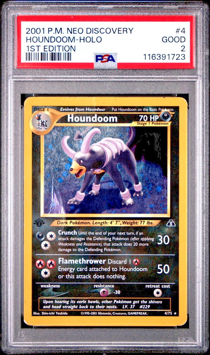 houndoom holographic card Pokemon Black & White Plasma Blast Rare Holo Houndoom #56 main image 0