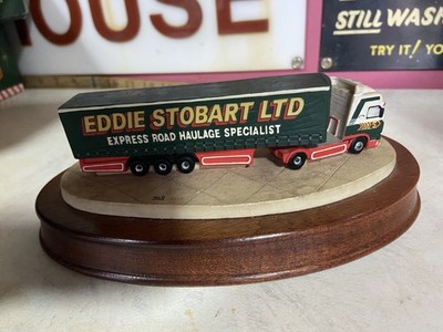 Border Fine Arts Eddie Stobart LKW 30th Anniversary Ltd Zertifikat und Abzeichen 