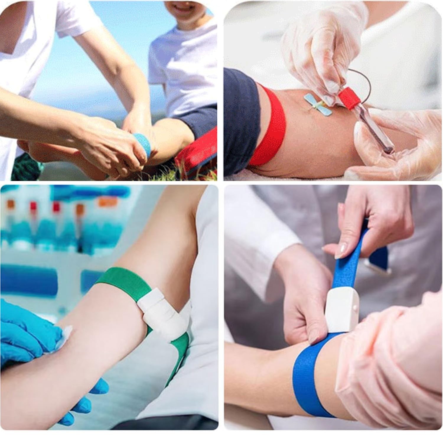 6-Pack Tourniquet Elastic First Aid Quick Release Medical Sport Emergency Tourni