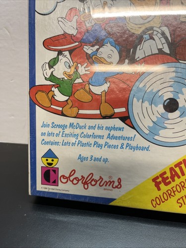Disney DuckTales Colorforms Set Sealed Scrooge McDuck Launchpad Beagle Boys W1 - Picture 5 of 7