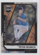 2021 Panini Elite Extra Edition Prime Numbers B 40/75 Peter Heubeck #7 7m3