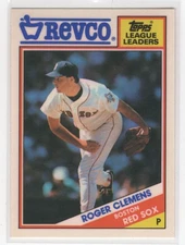 1988 Topps Revco League Leaders Roger Clemens Boston Red Sox #28