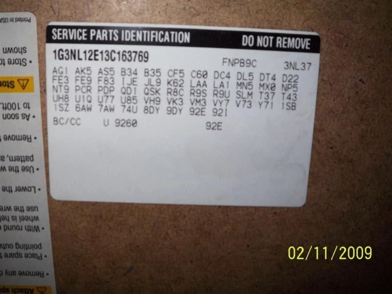 Trunk/Hatch/Tailgate With Spoiler Fits 99-04 ALERO 16726 - Изображение 3 из 4