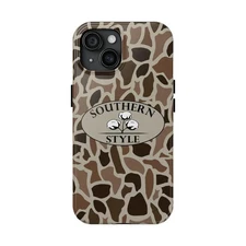 Old School Camo Southern Style Phone Tough Case, Idea Hunting Gift