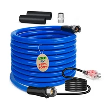 50FT Heated Water Hose for RV,Heated Drinking Water Hose with Thermostat,Lead...
