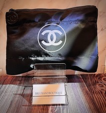 Beauty Pouch Chanel VIP Black Cosmetic Makeup Case Organizer New