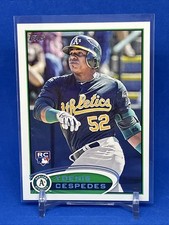 2012 Topps #396 Yoenis Cespedes RC Rookie Card Oakland Athletics ⚾️-1. rookie card picture
