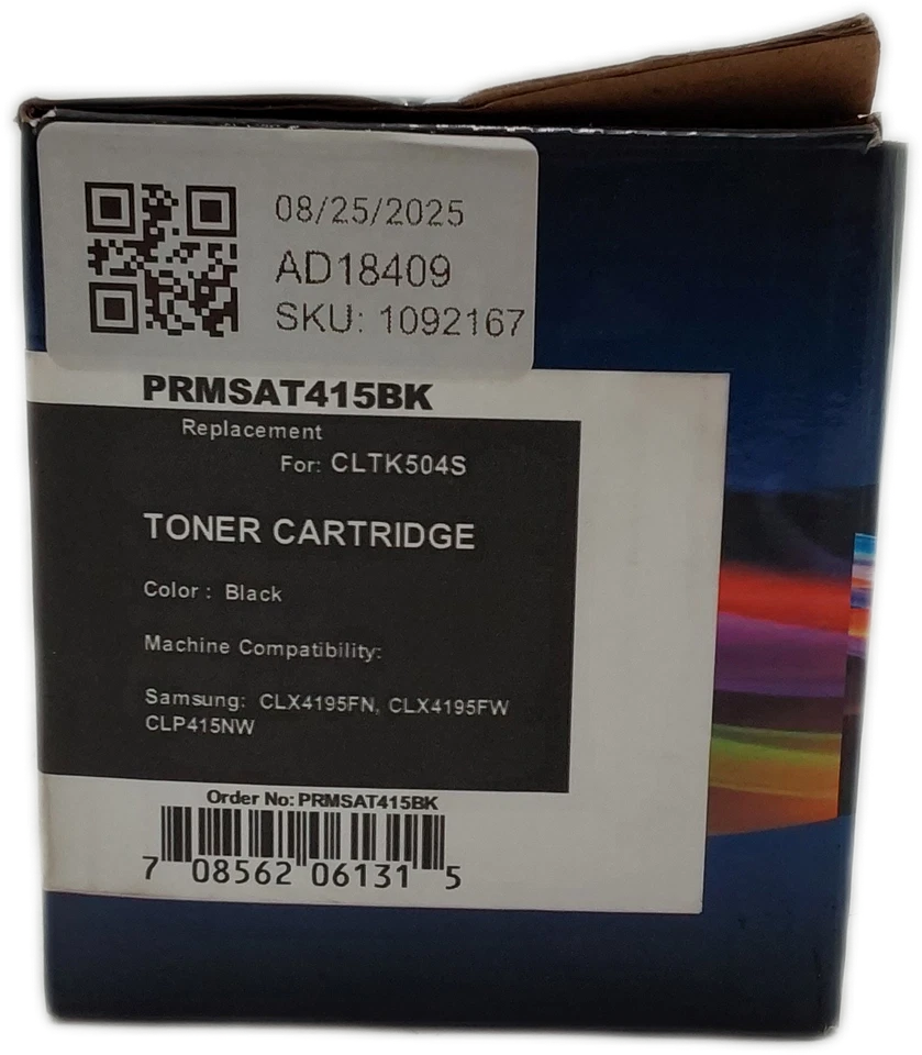 Compatible Black Ink Cartridge for Samsung CLTK504S  - Image 4 of 4