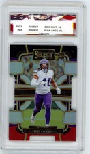 2023 Panini Select Ivan Pace Jr. #64 Black & Red Rookie Die-Cut AGC 10 Gem Mint