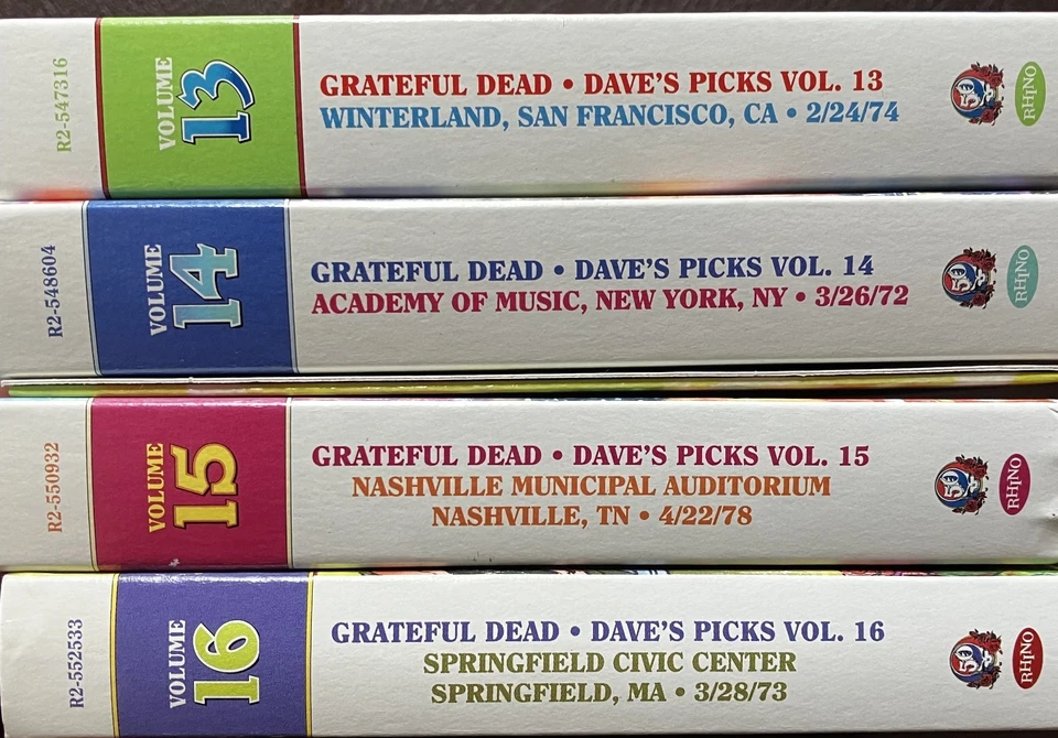 GRATEFUL DEAD Dave's Picks 2015 Set Vol. 13, 14, 15, 16 - incl. Bonus - 13x HDCD - Bild 3 von 4