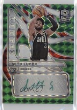 2023-24 Panini Spectra Aspiring Green Prizm 5/50 Seth Lundy #AA-SLD Auto 00rs