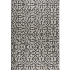 9x12 Home Dynamix Black Geometric Rows Area Rug 6681-480 - Aprx 9' 2" x 12' 5"