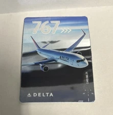 NEW RELEASE 2025 Delta Air Lines Boeing 767 Pilot Trading Card #71