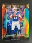 2018 Panini Select Tie-Dye Prizm Concourse #24 Josh Allen/25 RC Rookie SSP